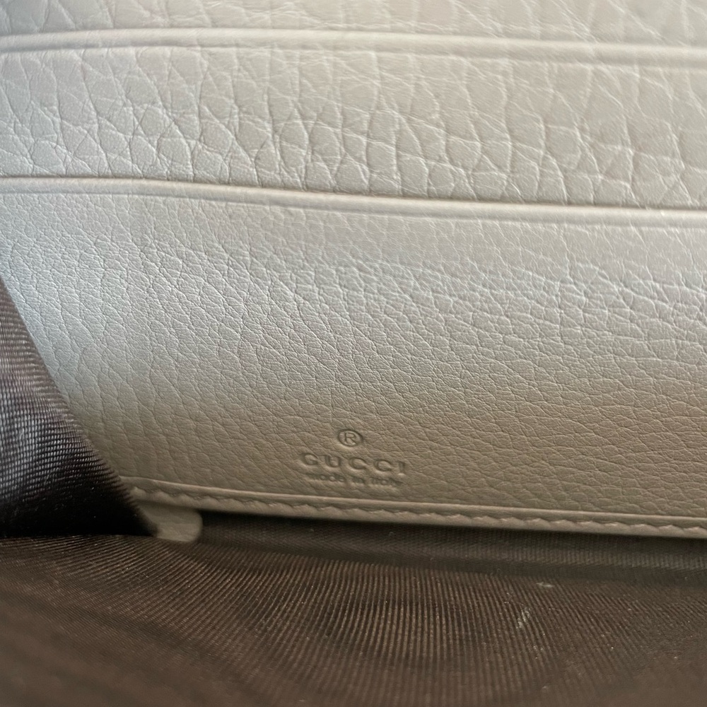 Authentic leather, Gucci wallet with bamboo tassel. - Picture 6 of 10